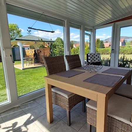 Ferienhaus Zur Lehns Mit Garten Am Harz Ilsenburg Esterno foto